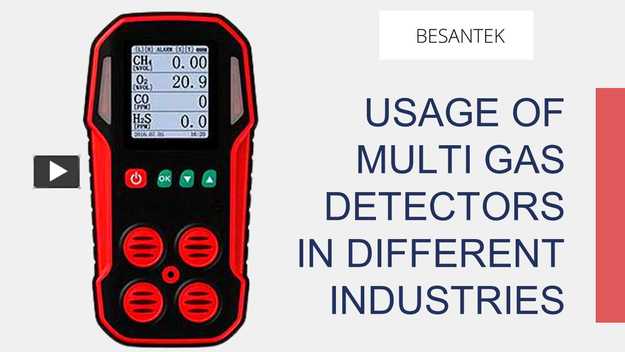 PPT Usage Of Multi Gas Detectors In Different Industries PowerPoint
