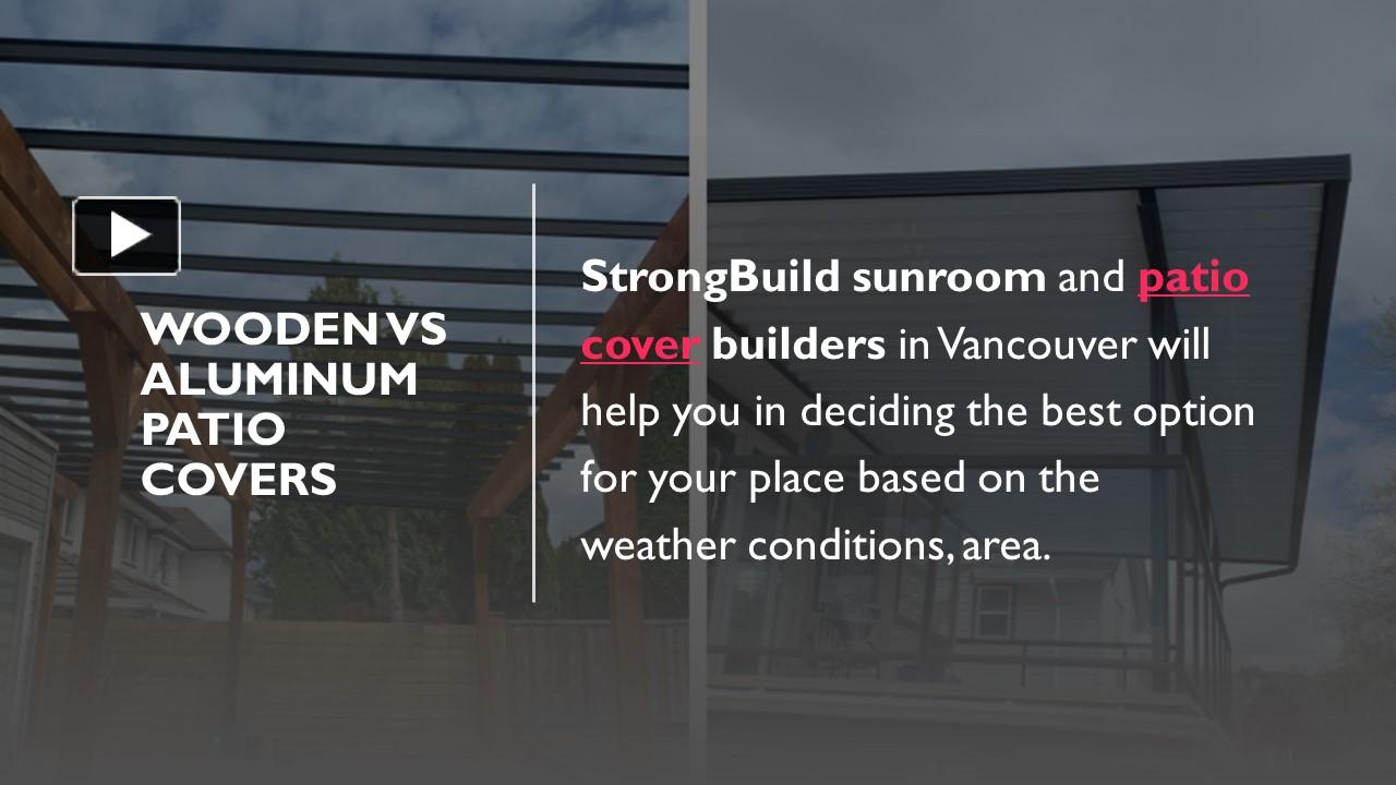 PPT Wooden Vs Aluminum Patio Covers PowerPoint presentation free to