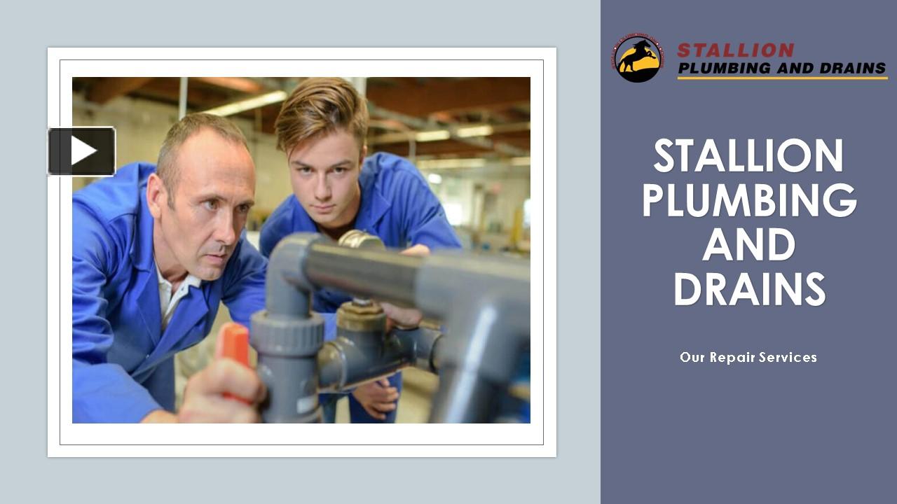 PPT Why Do Pipes Burst in Summer Stallion Plumbing PowerPoint