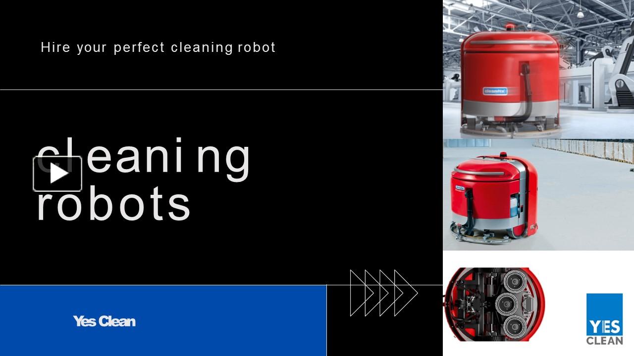 PPT Floor cleaning robot PowerPoint presentation free to download