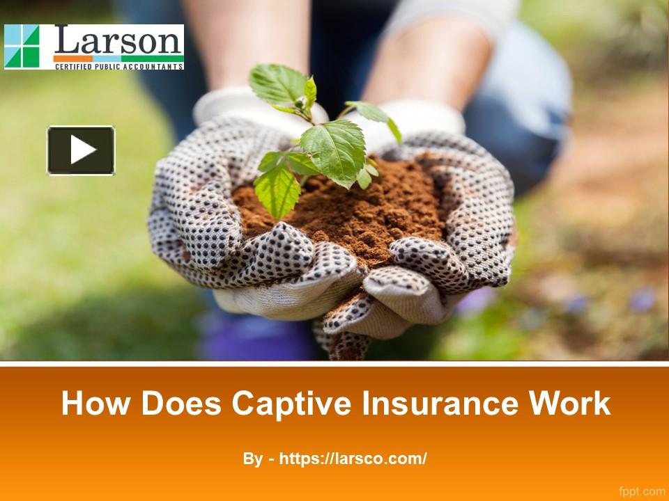 PPT How Does Captive Insurance Work PowerPoint presentation free to download id 9510b8NmFhM
