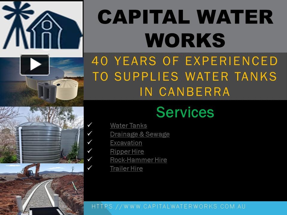 PPT Best Places To Buy A Water Tank In Canberra PowerPoint