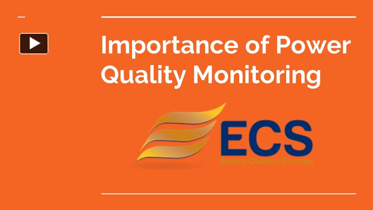 PPT Importance of Power Quality Monitoring PowerPoint presentation