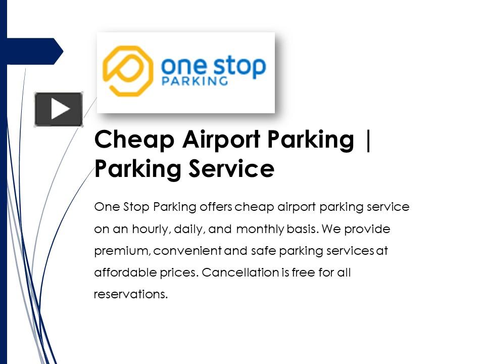 PPT Cheap Airport Parking Parking Service One Stop Parking