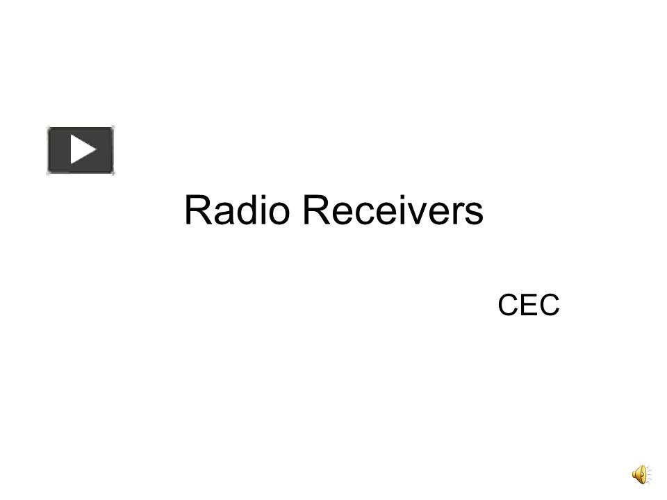 PPT Radio Receivers. PowerPoint presentation free to download id