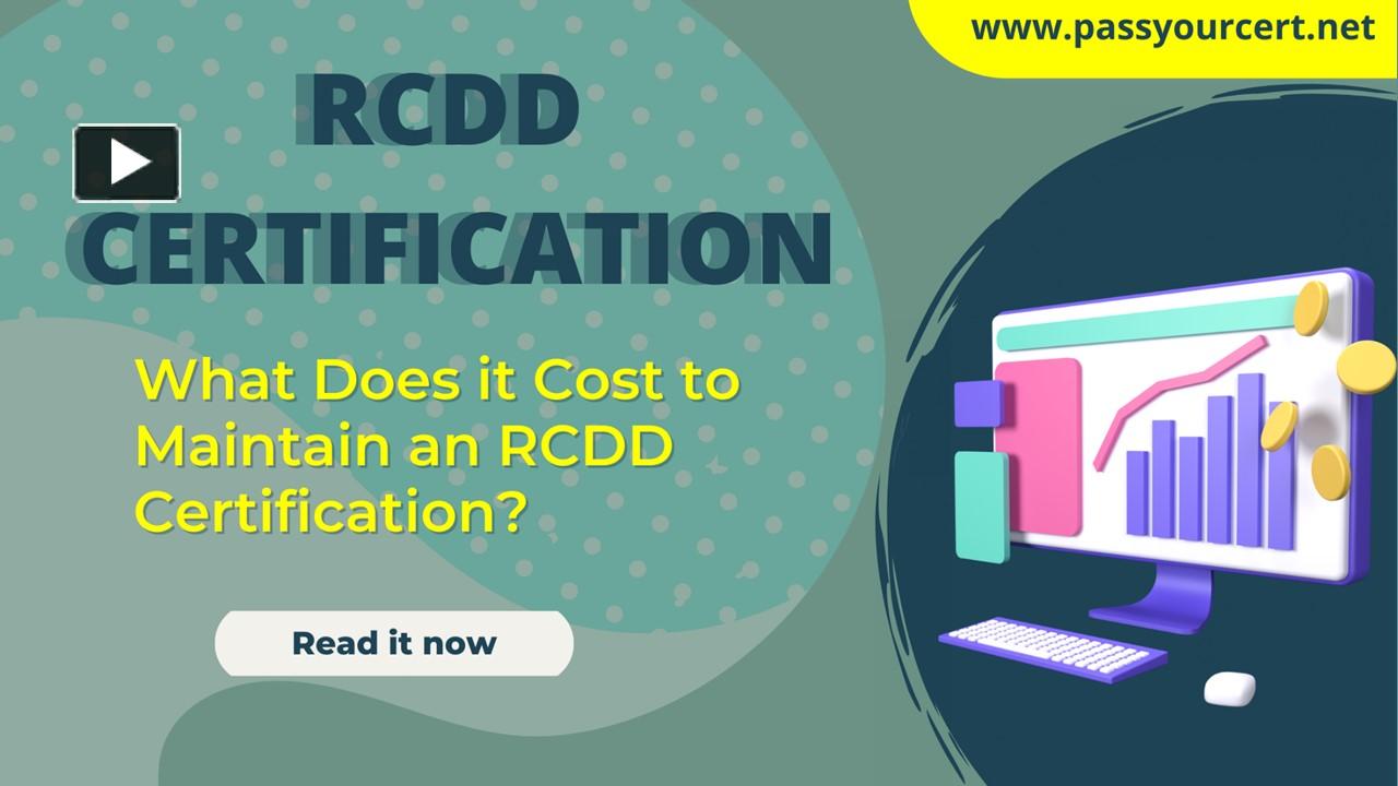 PPT What Does it Cost to Maintain an RCDD Certification? PowerPoint