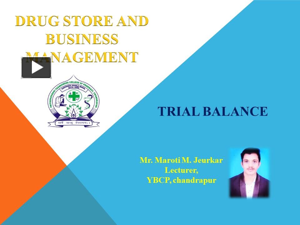 PPT TRIAL BALANCE PowerPoint presentation free to download id