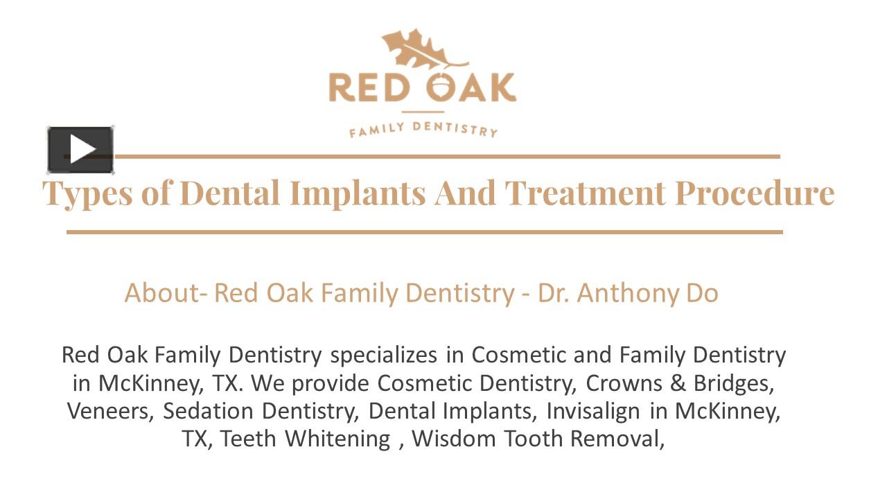 PPT Dental implants McKinney Red Oak Family Dentistry PowerPoint