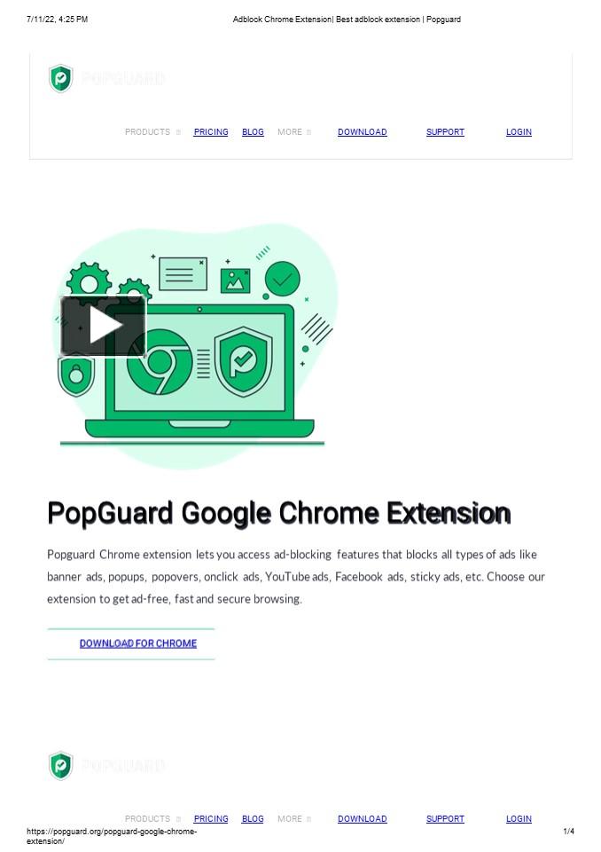 PPT Adblock Chrome Extension_ Best adblock extension _ Popguard