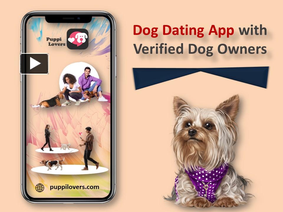 PPT Dog Dating App with Verified Dog Owners PowerPoint presentation