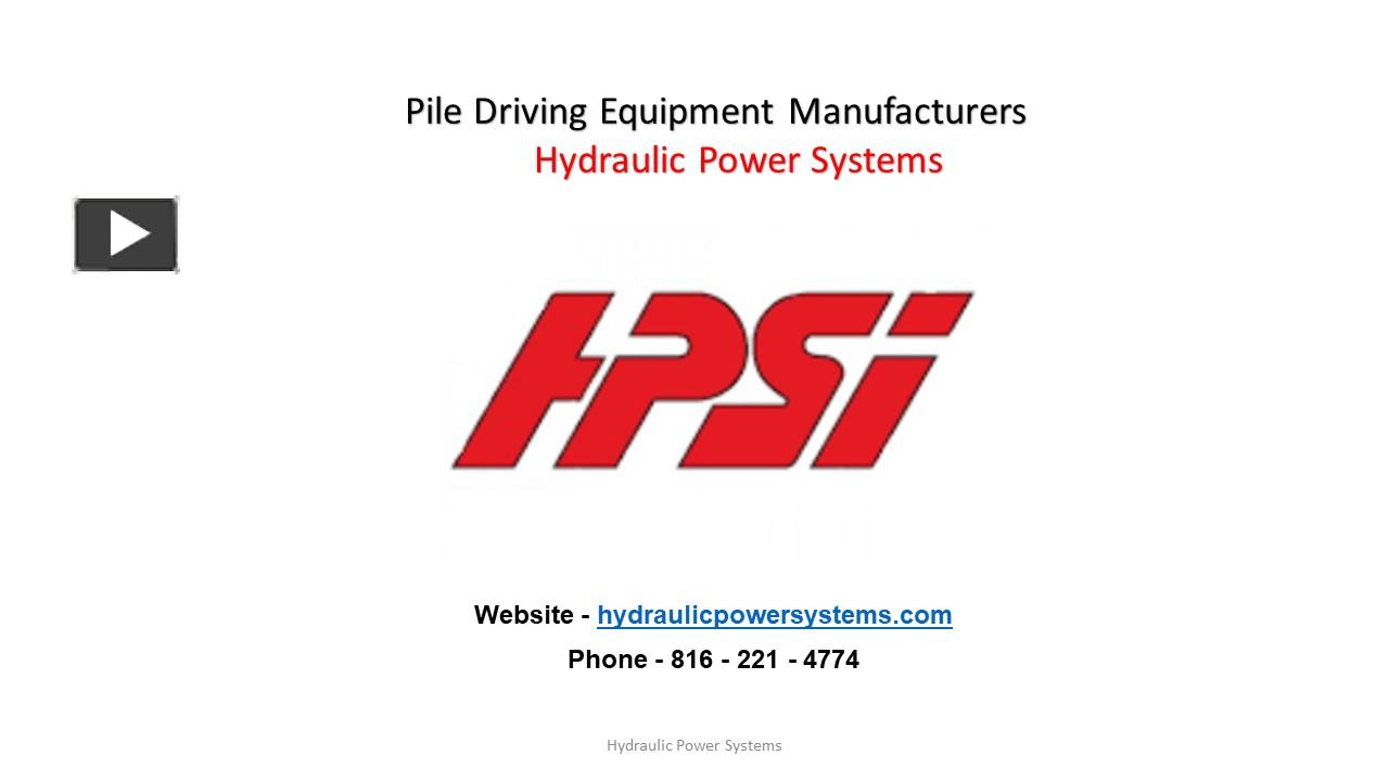 PPT Rent Foundation Construction Equipment in Missouri for your