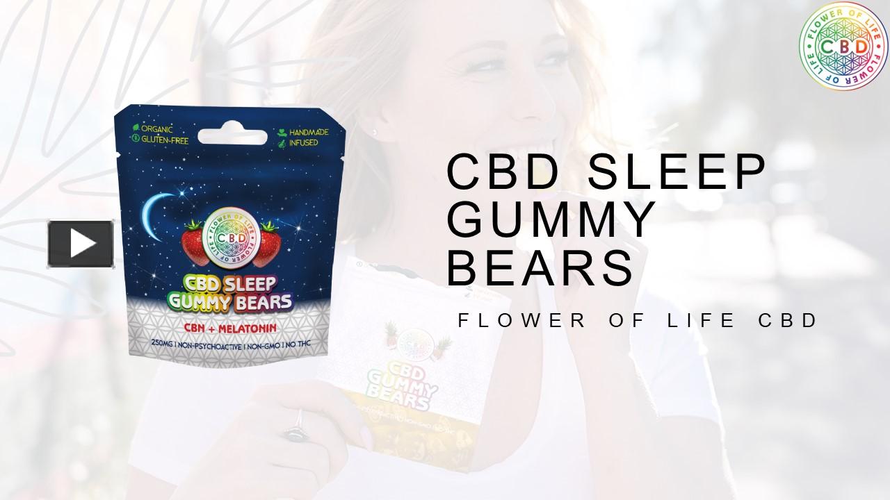 PPT Healthiest Cbd Sleep Gummy Bears By Folcbd (1) PowerPoint