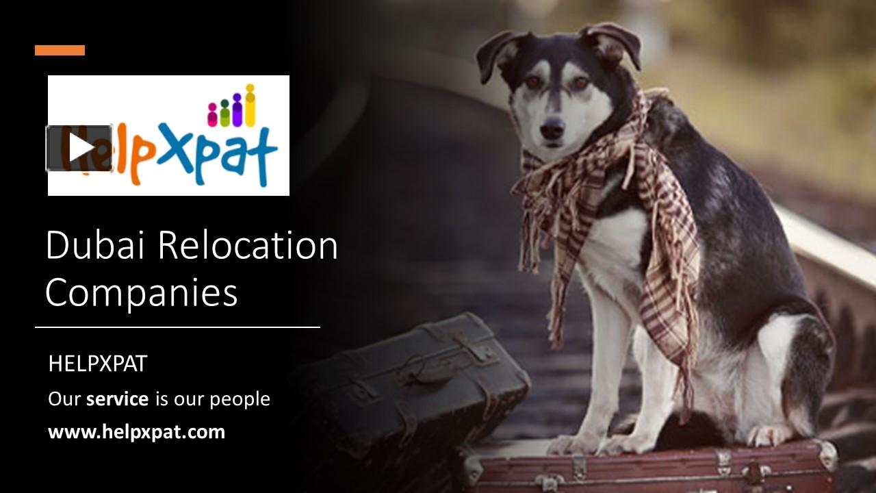PPT Dubai Relocation Companies PPT PowerPoint presentation free to download id 954755M2RlZ