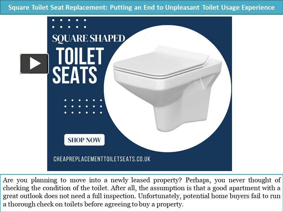 PPT Square Toilet Seat Replacement Putting an End to Unpleasant