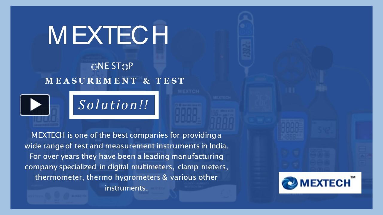 PPT Top 10 Testing and Measuring Equipment Companies in India