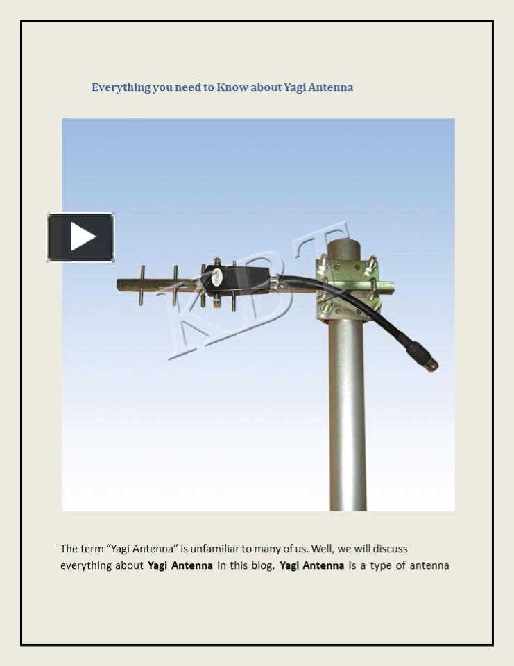 PPT Everything you need to Know about Yagi Antenna PowerPoint