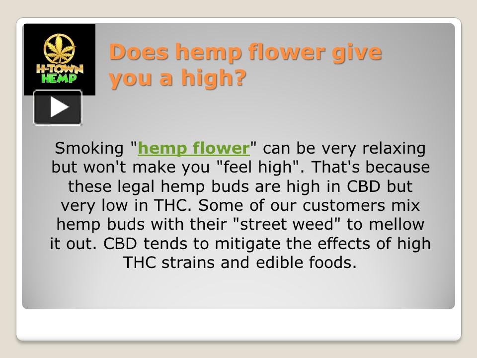 PPT Does hemp flower give you a high? PowerPoint presentation free