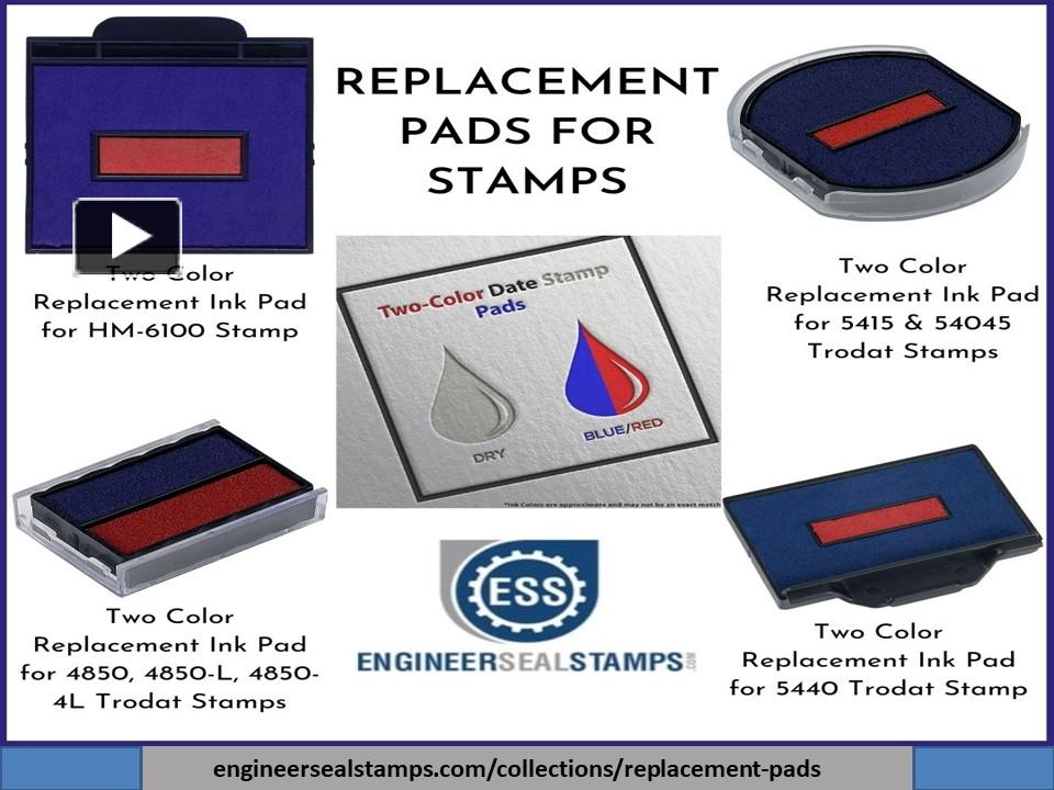 PPT Replacement Ink Pads for Stamps PowerPoint presentation free to