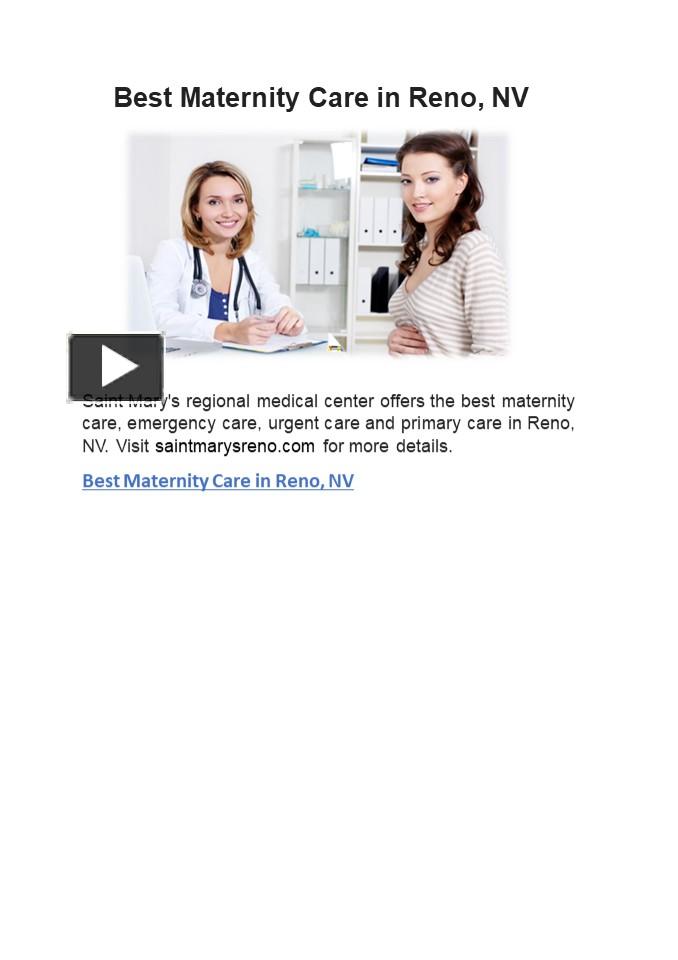 PPT Best Maternity Care in Reno, NV PowerPoint presentation free to