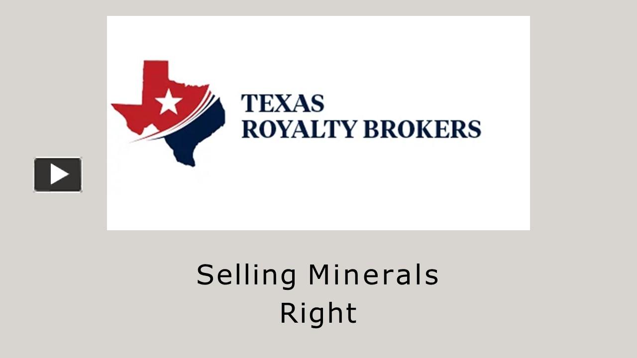 PPT Mineral Rights Brokers PowerPoint presentation free to download