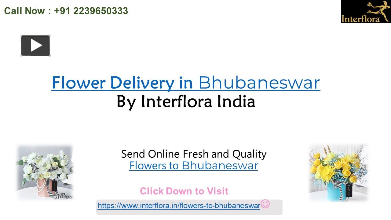 PPT Online Flower Delivery in Bhubaneswar Send Flowers to