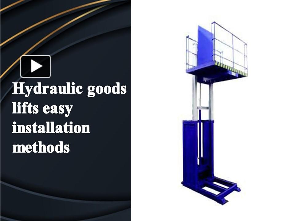 PPT Goods Lift Manufacturers in Tamil Nadu PowerPoint presentation