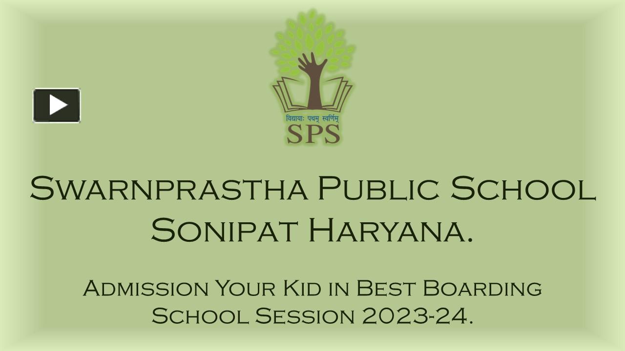 PPT List of best Boarding schools in Haryana. PowerPoint presentation