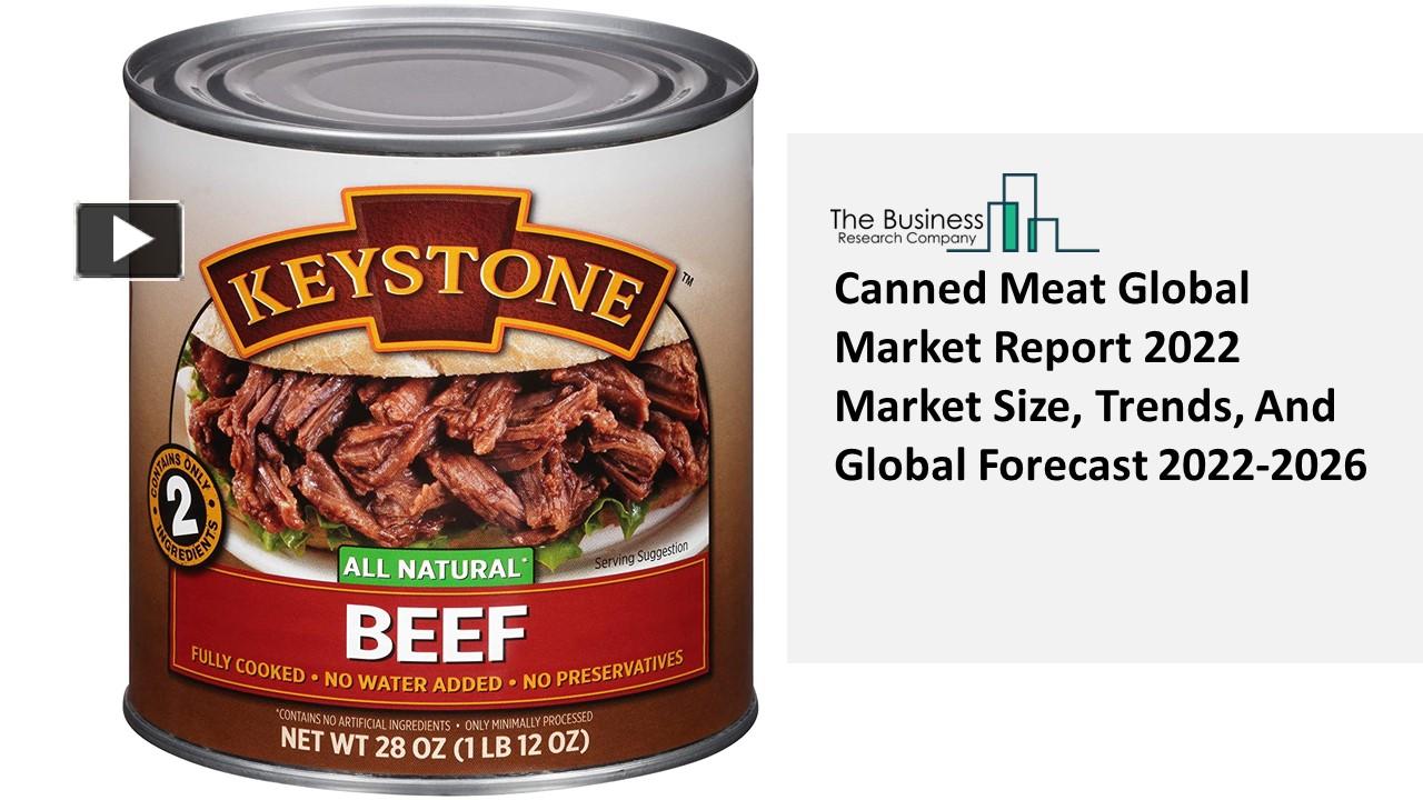PPT Global Canned Meat Market Insights, Trends Sales, Supply, Demand