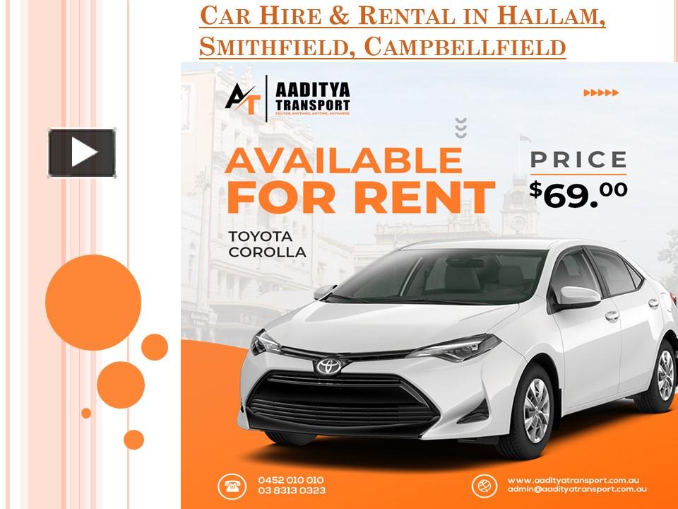 PPT Car Hire & Rental in Hallam, Smithfield, Campbellfield PowerPoint