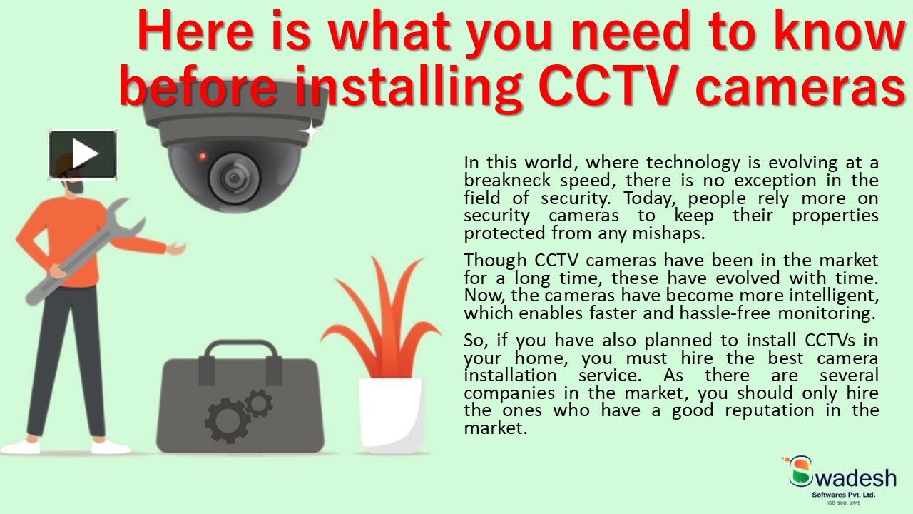 PPT CCTV camera installation services near me PowerPoint presentation