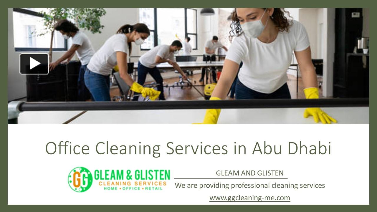 PPT "house cleaning in abu dhabi " PowerPoint presentation free to download id 957805Y2JhN