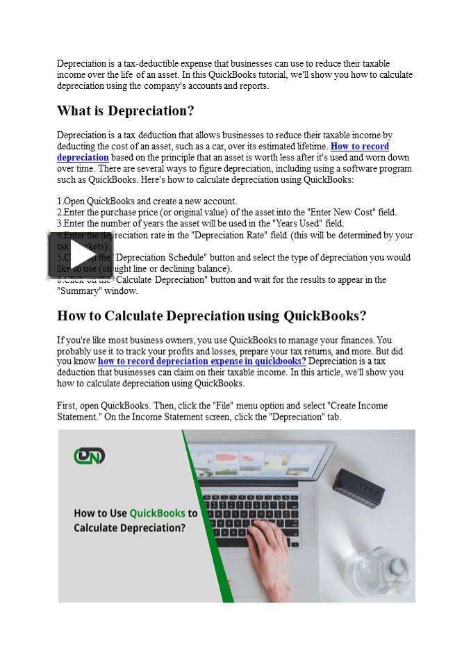 ppt-how-to-use-quickbooks-to-calculate-depreciation-powerpoint