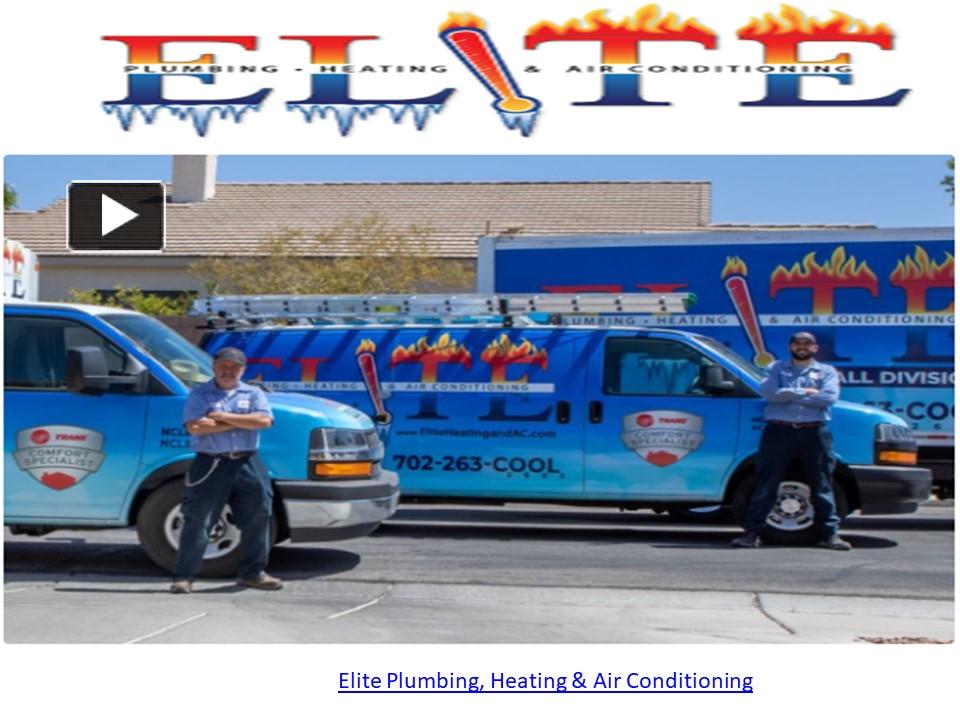 PPT Elite Plumbing, Heating & Air Conditioning PowerPoint