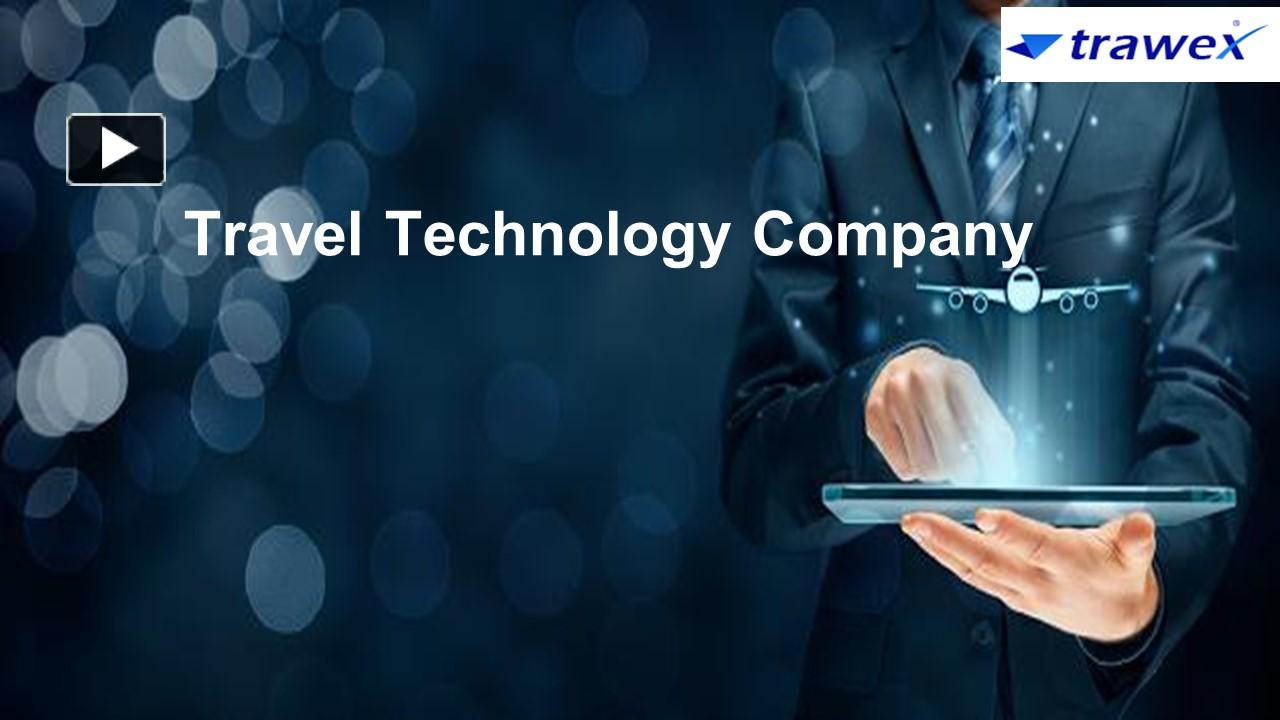 PPT Travel Technology Company PowerPoint presentation free to