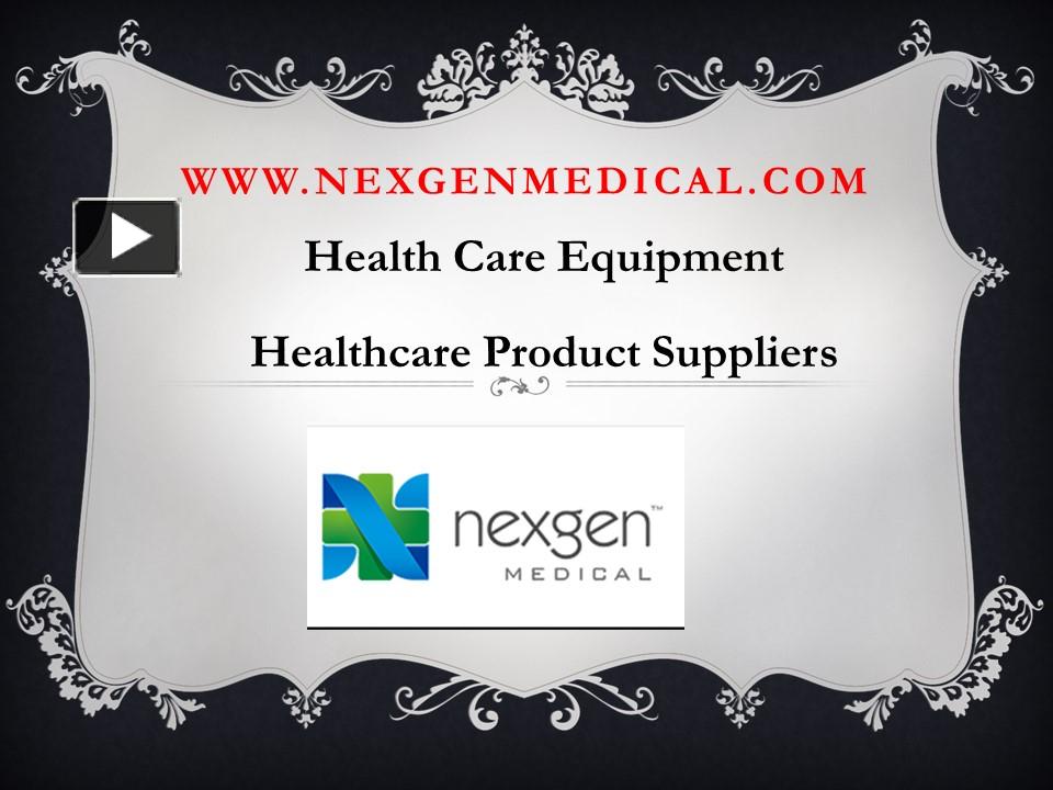 PPT Medical Equipment Online Surgical Supplies Companies by