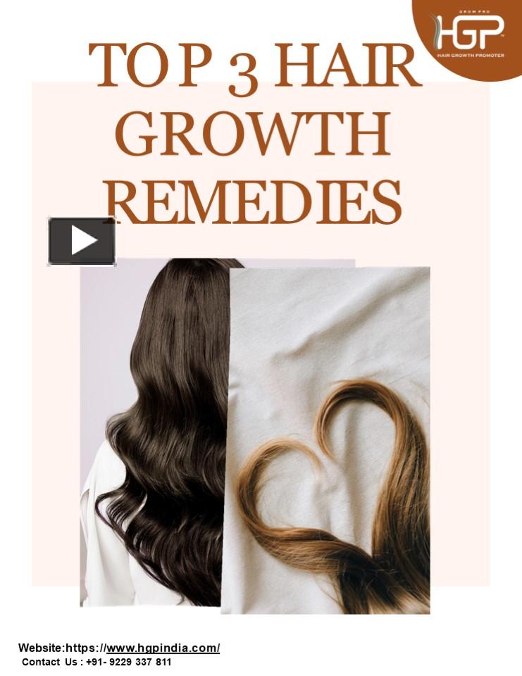 PPT Grow hair faster with hair growth promoter. PowerPoint