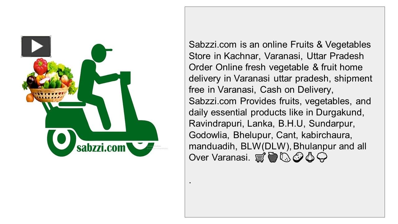 PPT Vegetable & Fruit Home Delivery Varanasi PowerPoint