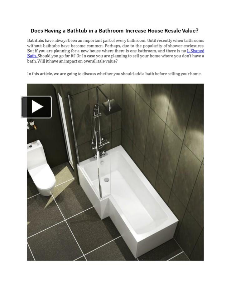 PPT Does Having a Bathtub in a Bathroom Increase House Resale Value