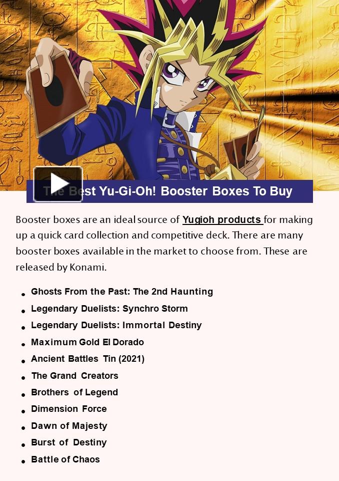 PPT The Best YuGiOh! Booster Boxes To Buy PowerPoint presentation