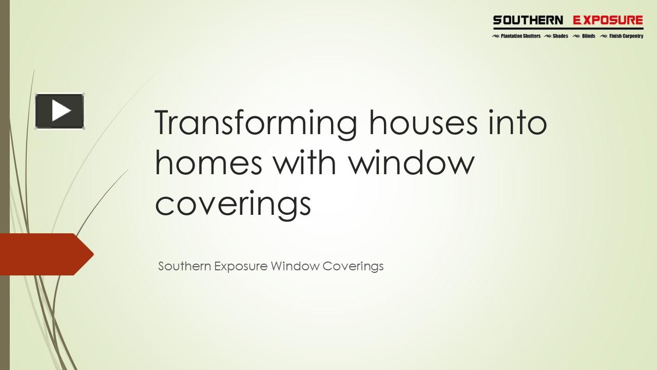 PPT Best Window Coverings for Sliding Glass Doors PowerPoint