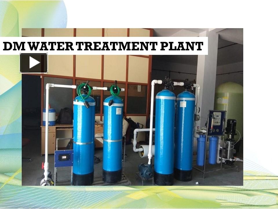 PPT Dm Water Treatment Plant Chennai,Tamil Nadu,India,UEA (1