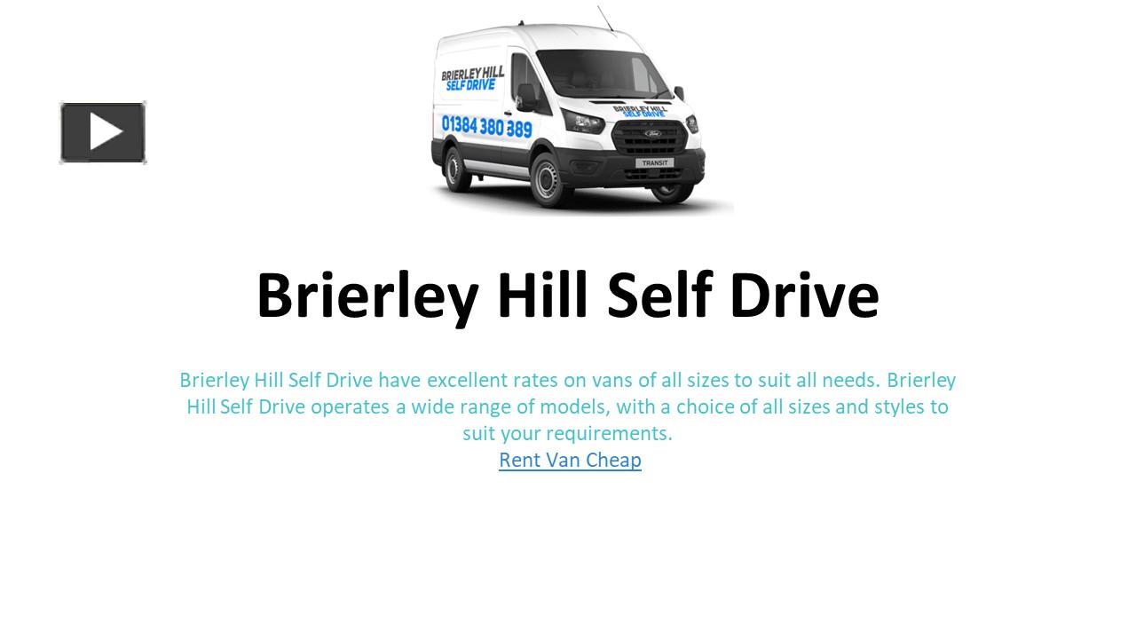 PPT Brierley Hill Self Drive PowerPoint presentation free to