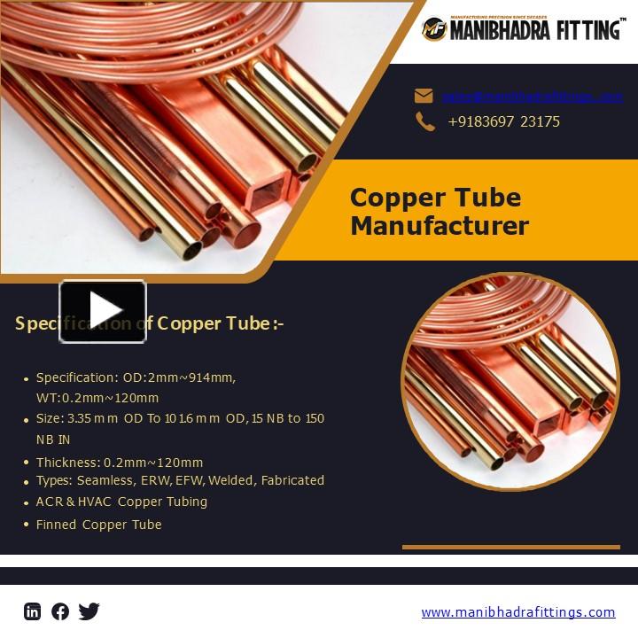 PPT Copper Pipes Copper Tubes MexFlow Copper Pipes and Tubes