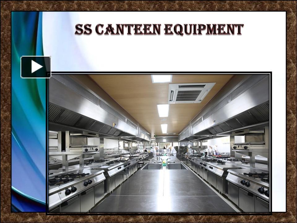 PPT SS Canteen Equipment,SS Commercial Kitchen Equipment,Stainless