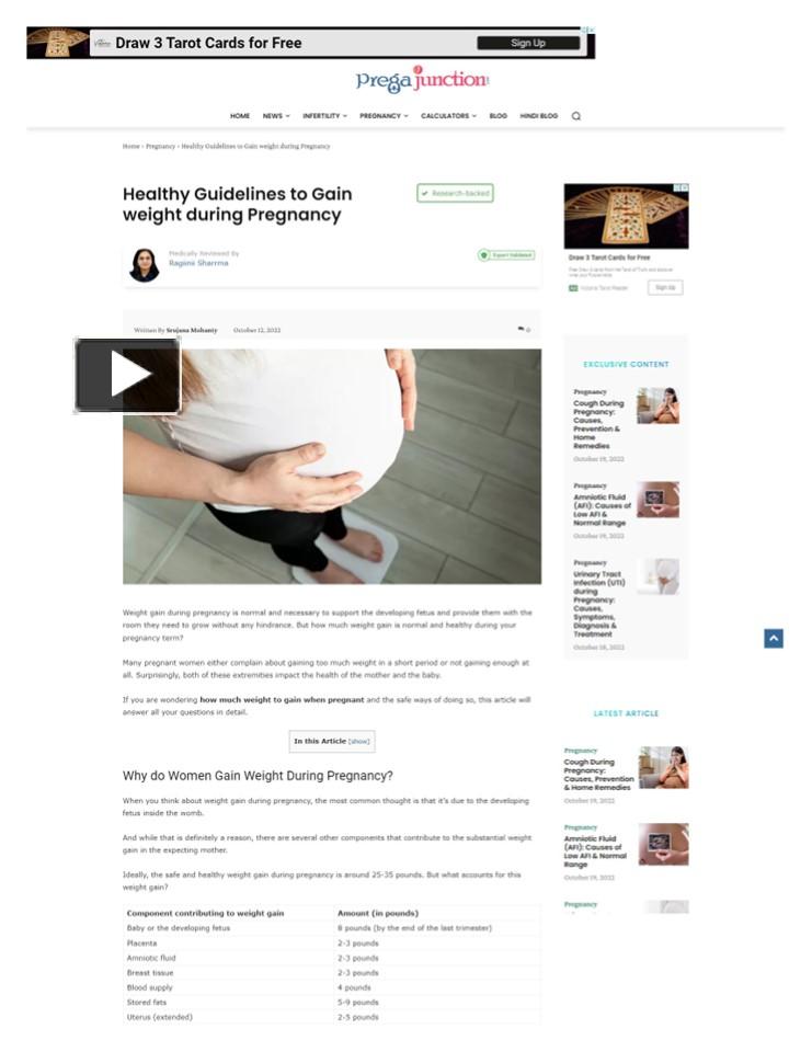 PPT How to Gain a Healthy Weight during Pregnancy? PowerPoint