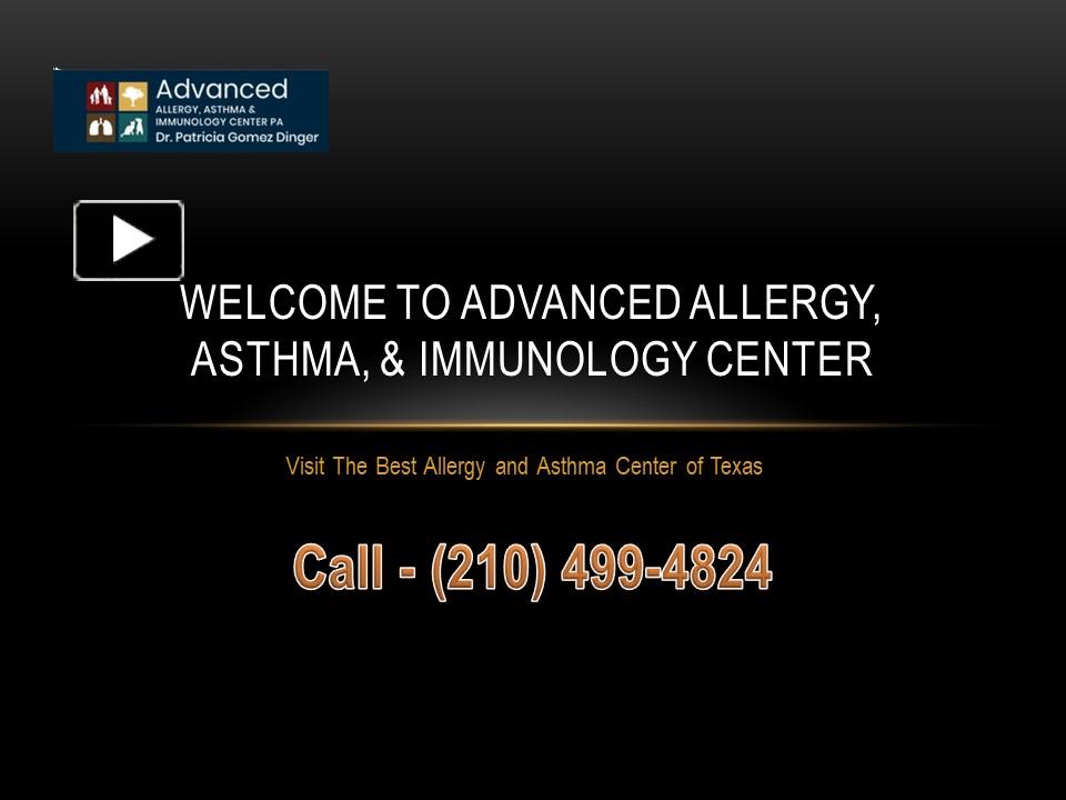 PPT Contact with The Largest Allergy and Asthma Center of Texas
