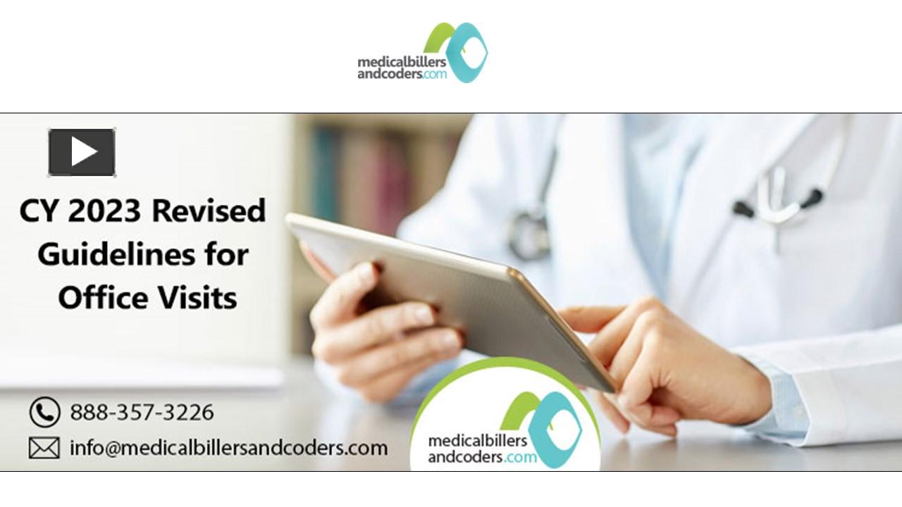 PPT CY 2023 Revised Guidelines for Office Visits PowerPoint