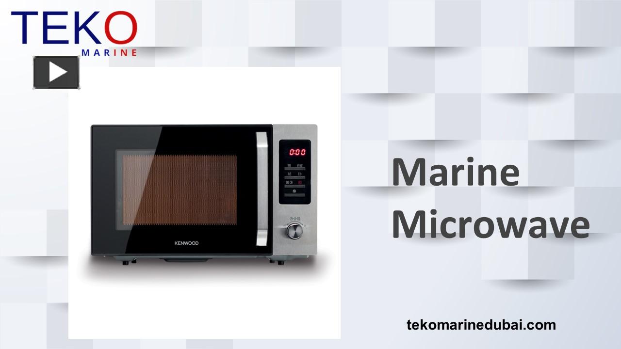 PPT Marine Microwave Teko Marine PowerPoint presentation free to
