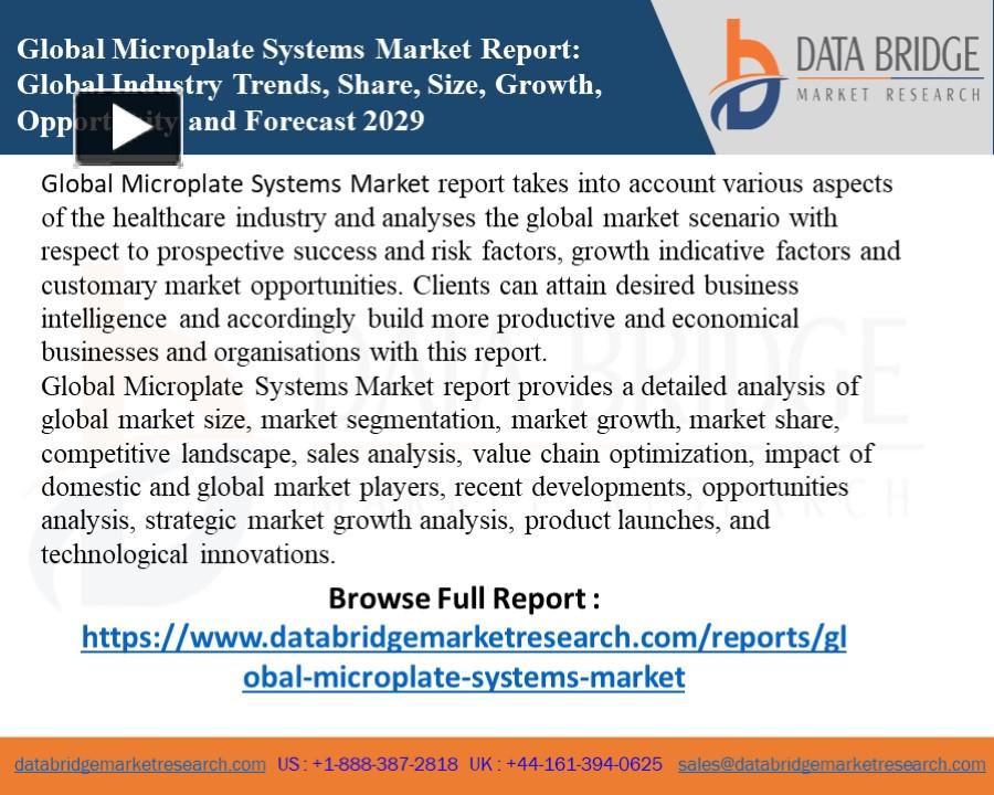 PPT Global Microplate Systems Market PowerPoint presentation free
