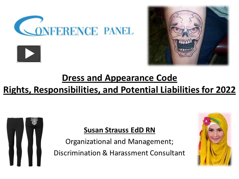 PPT Healthcare Dress Code and Workplace Appearance 2022 PowerPoint presentation free to